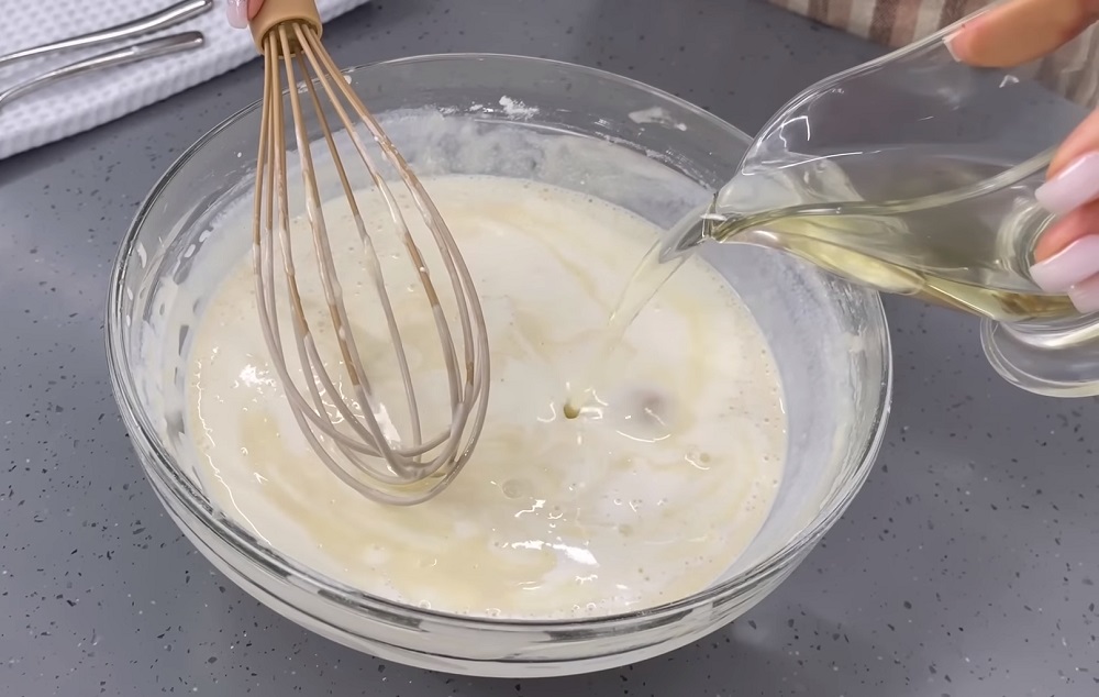 блинчики на молоке и сливках