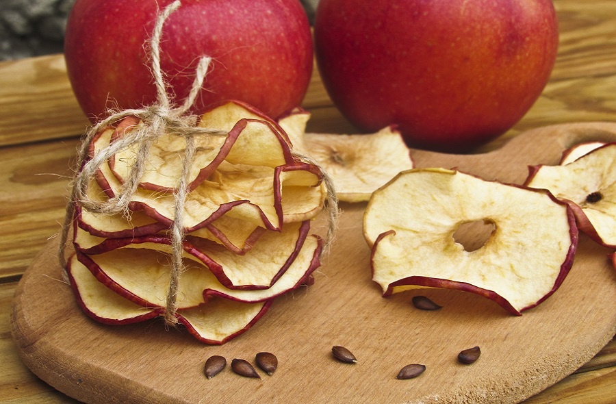 яблочные чипсы