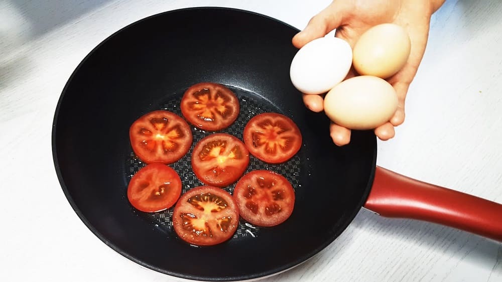 польза яиц и помидоров