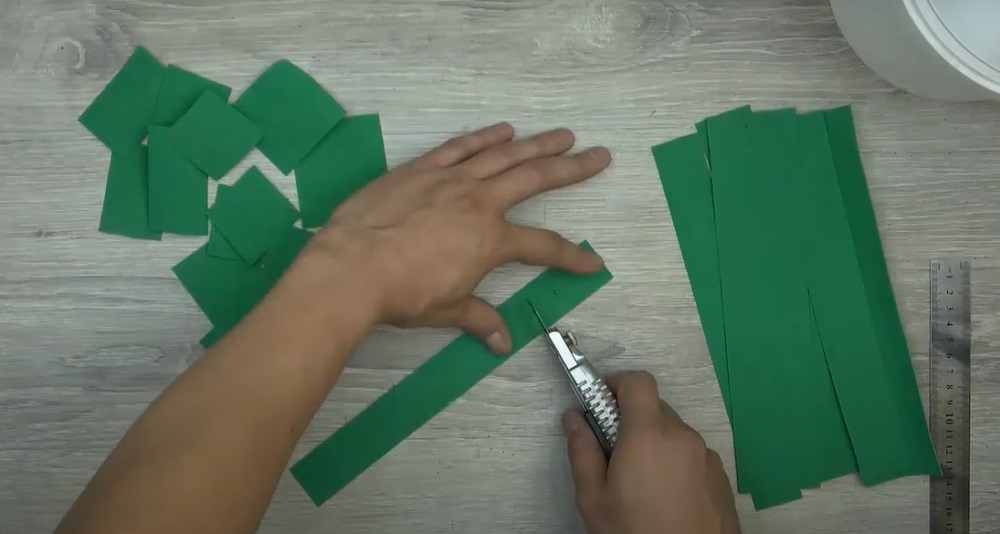 цветочный горшок из ведра пошагово