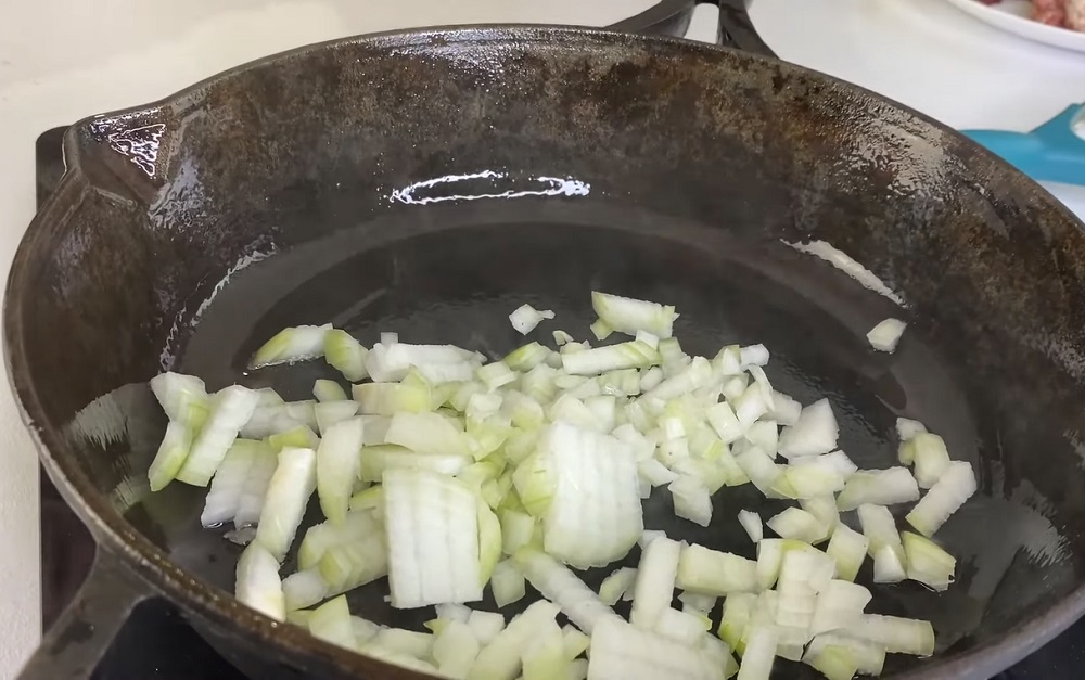 жарить лук гречка по купечески