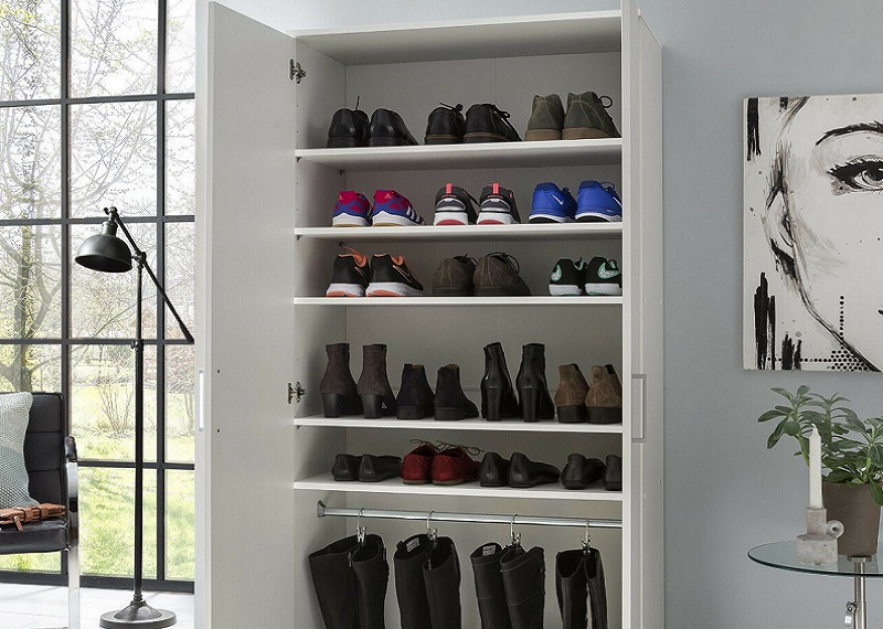 хранение обуви в шкафу