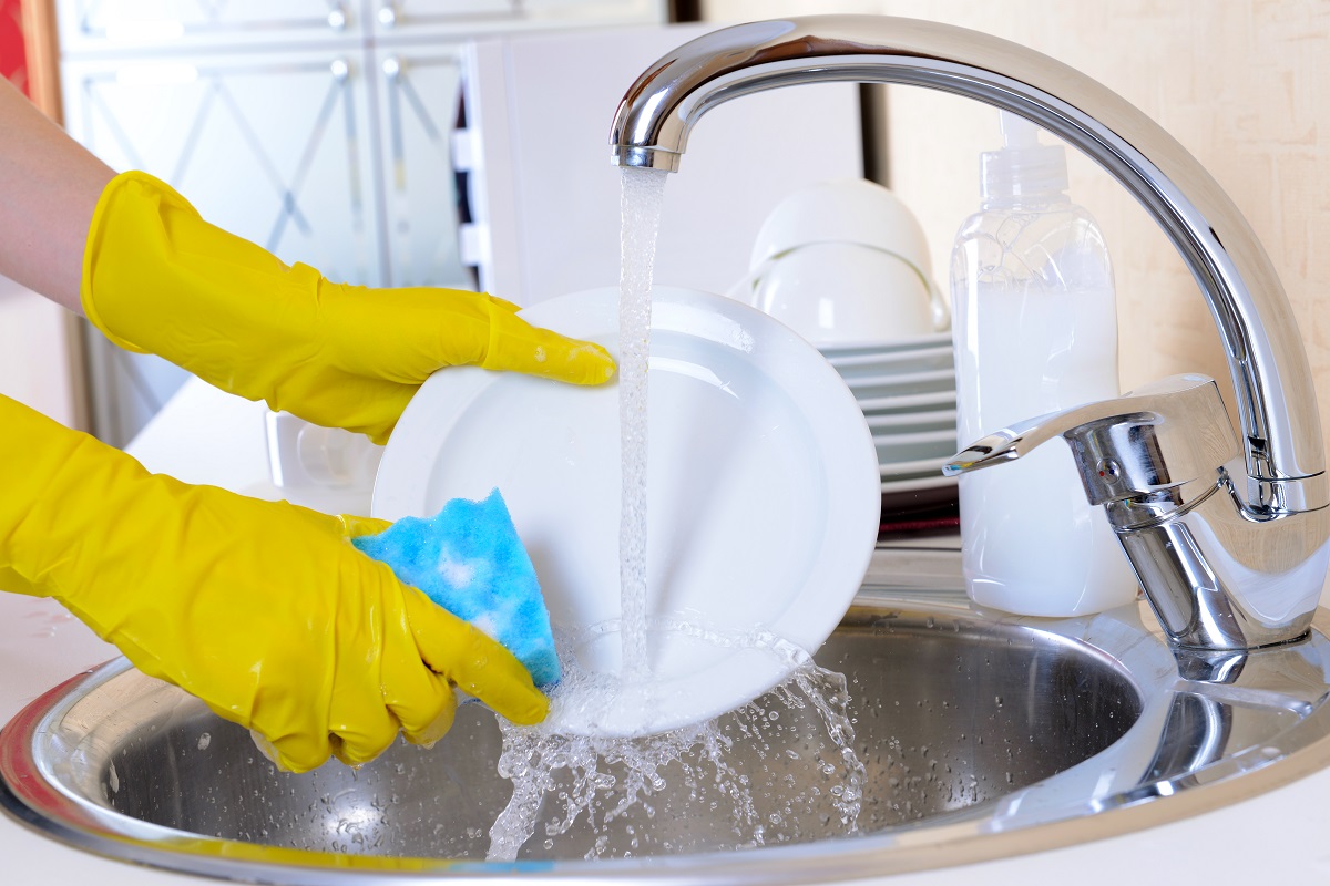 как правильно мыть посуду