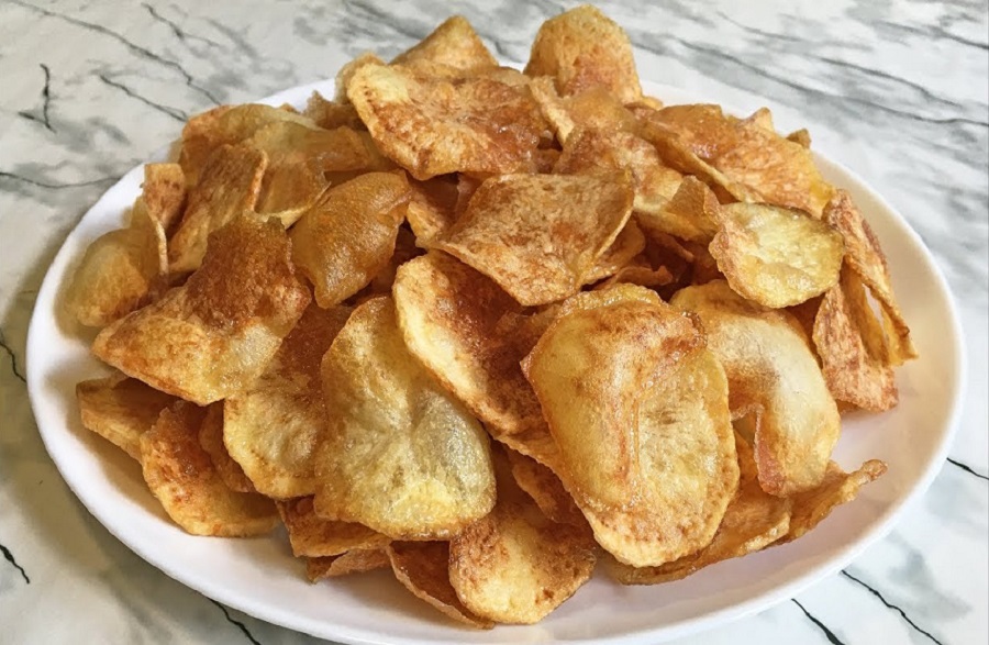 домашние картофельные чипсы