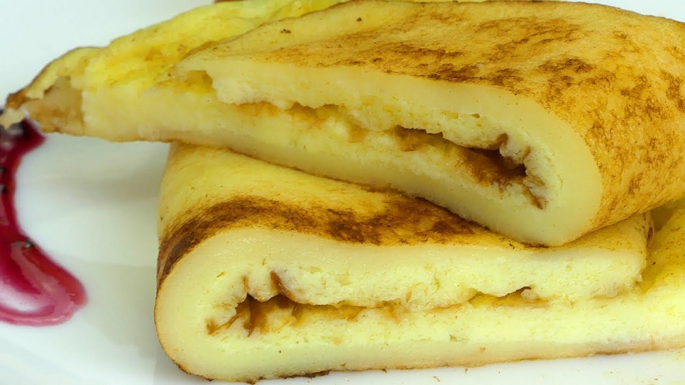 омлет сладкий с манкой