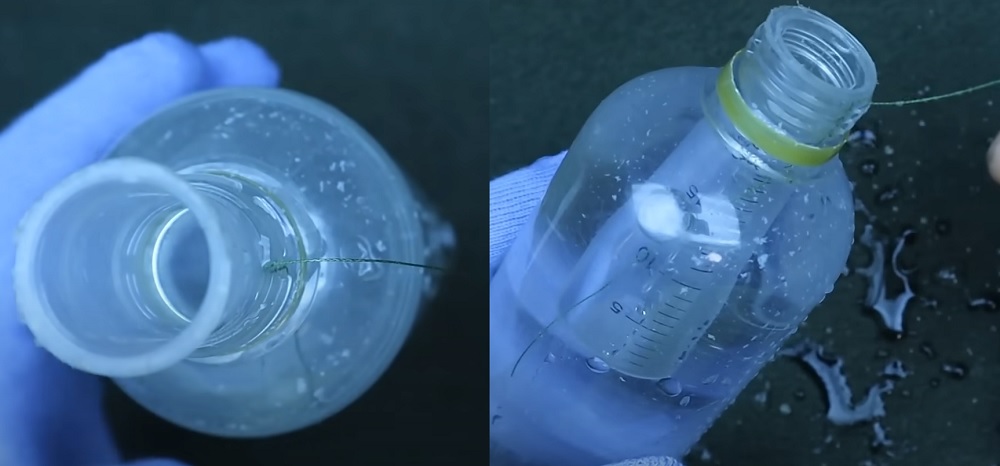 светильник из пластиковой бутылки