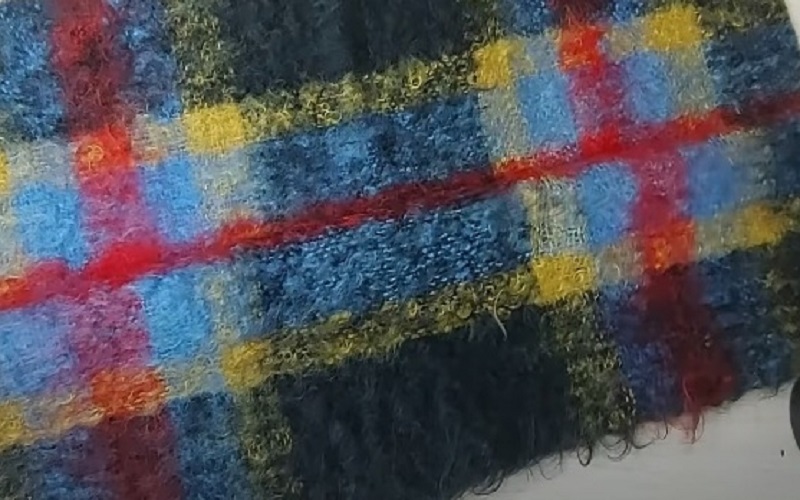 мохеровый шарф