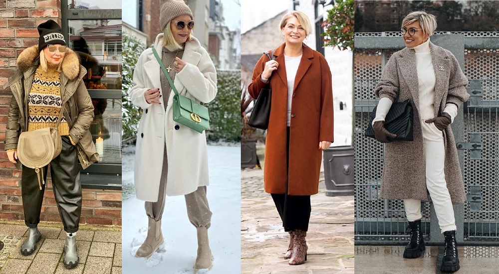 как стильно одеваться зимой женщинам в возрасте обувь