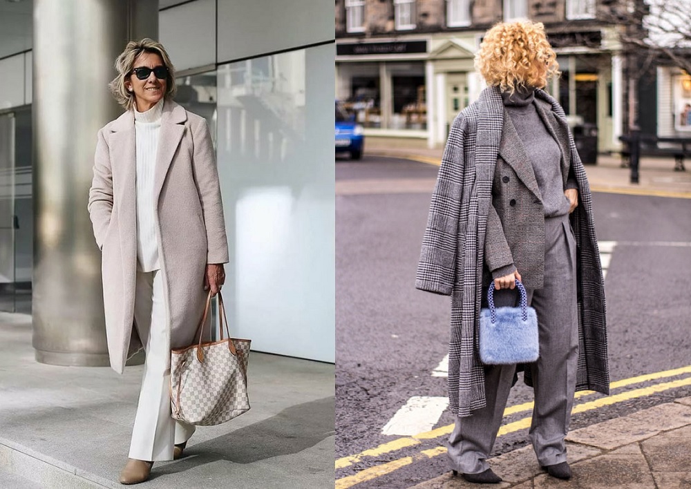 классические пальто для женщин 50 лет