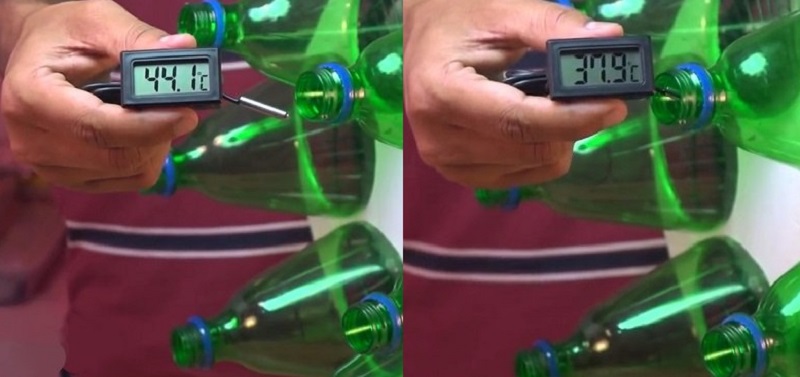 изменение температуры вентилятор из кондиционера