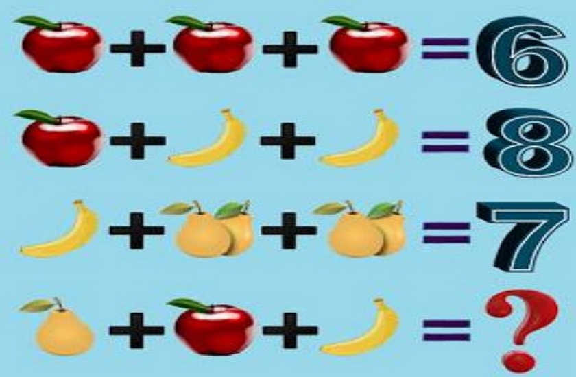 задача на логику с фруктами