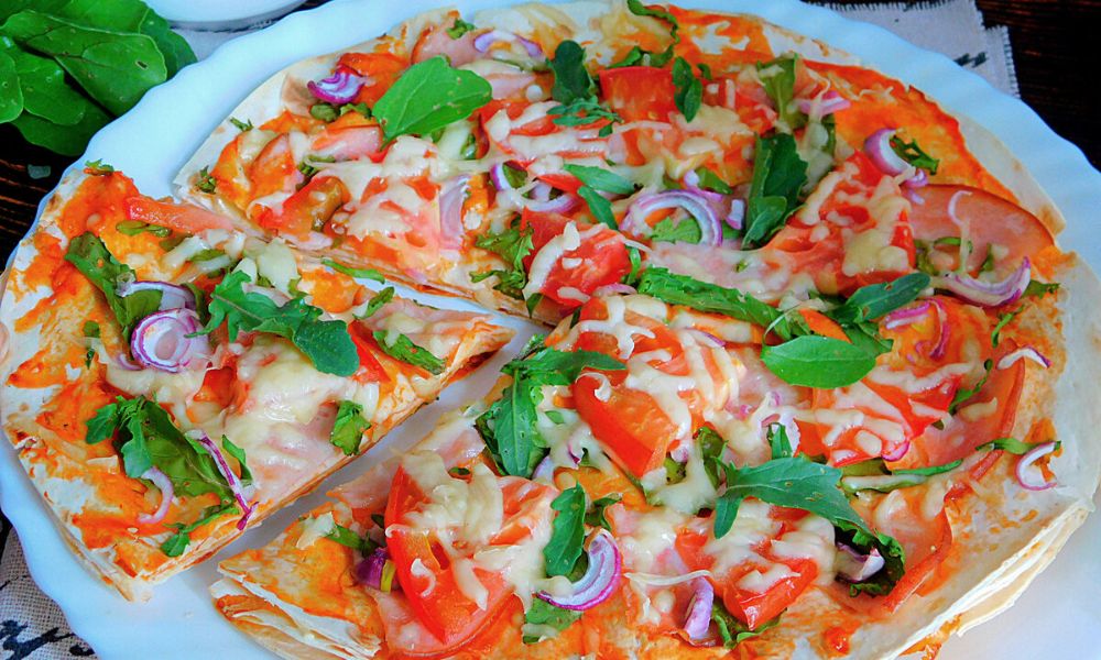 пицца на лаваше