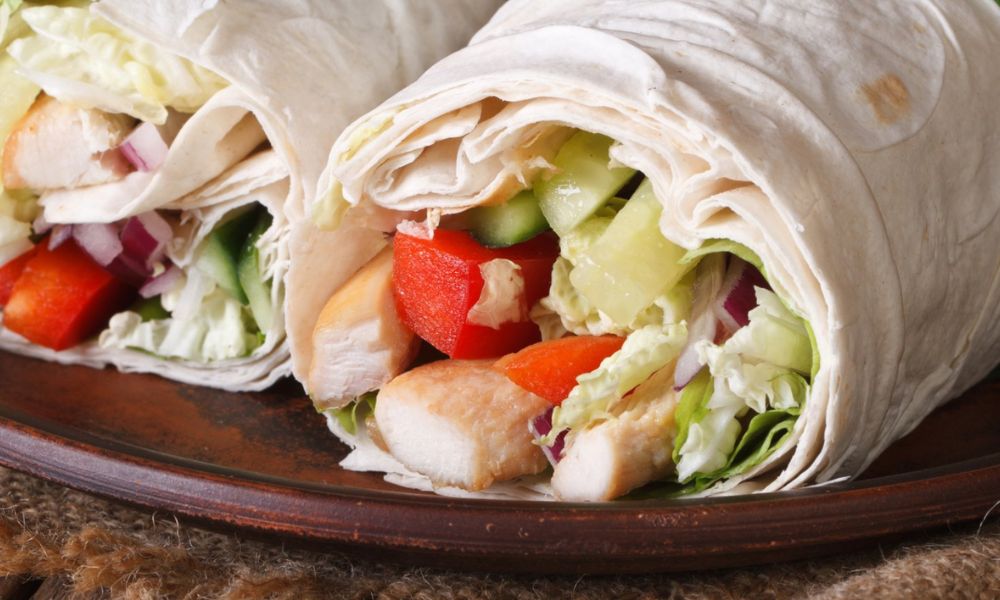 лаваш с курицей