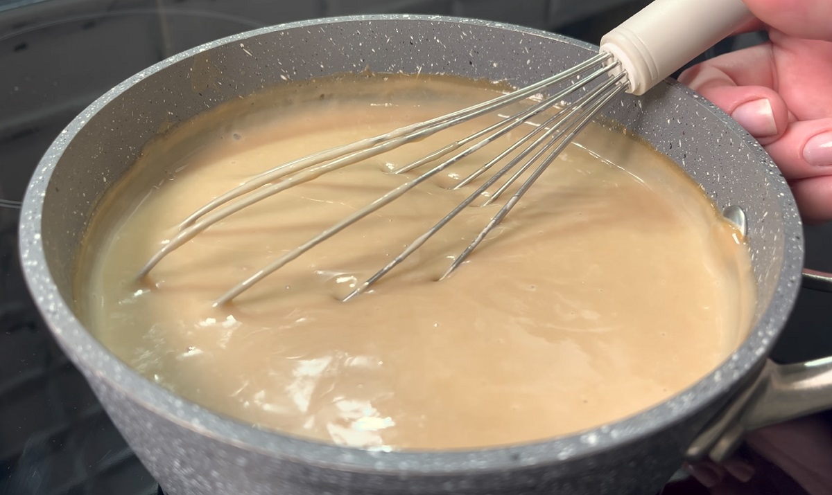 крем-десерт с кофе