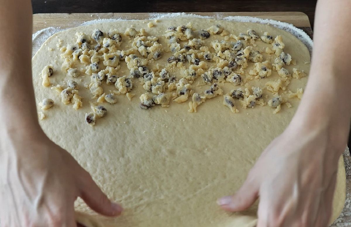 начинка на тесте