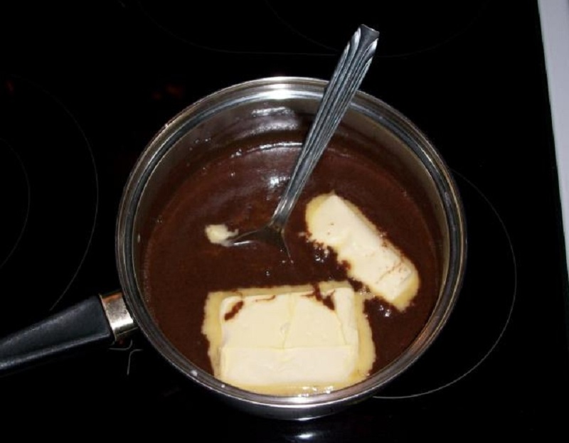 добавить какао и масло в молоко