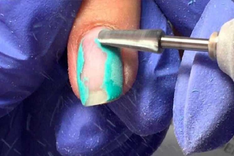 плохой маникюр снятие гель-лака