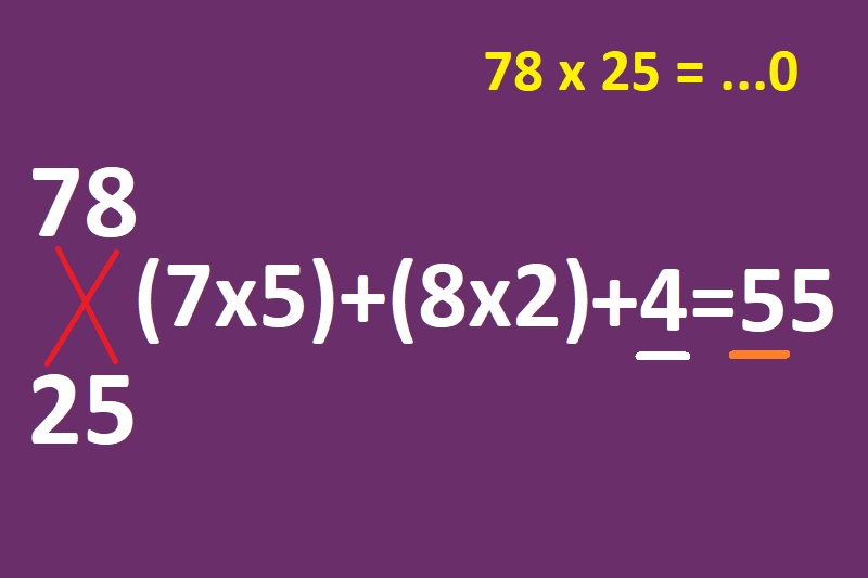 перекрестное умножение двухзначных чисел