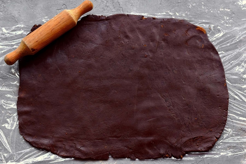 шоколадный корж с начинкой