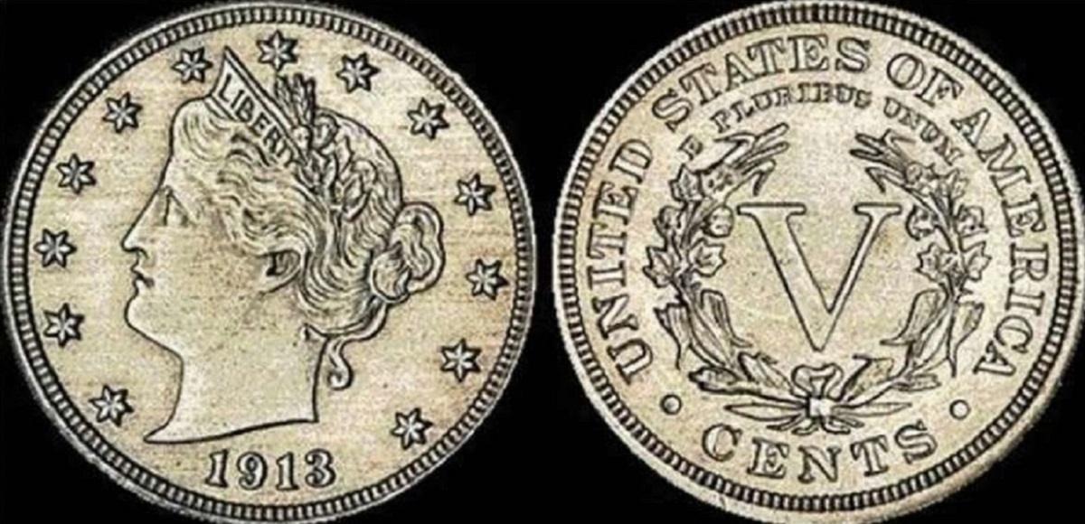  монета в 5 центов 
