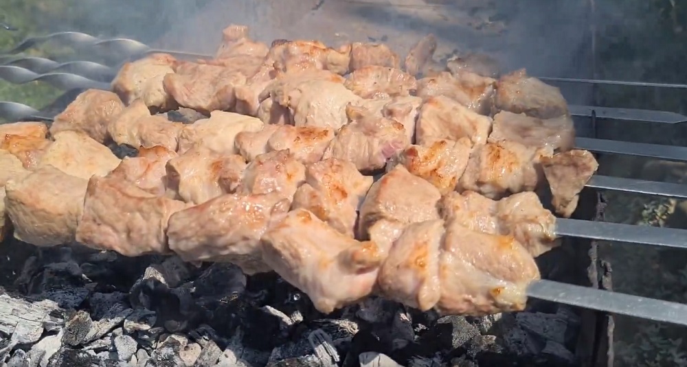 как жарить шашлык с уксусом